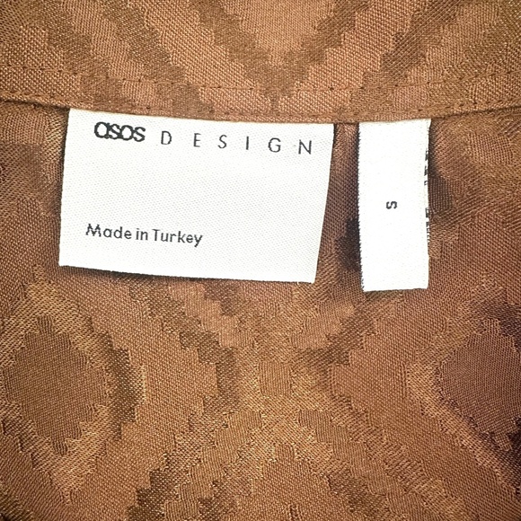 ASOS DESIGN Men's Jacquard Button Down - Picture 2 of 8